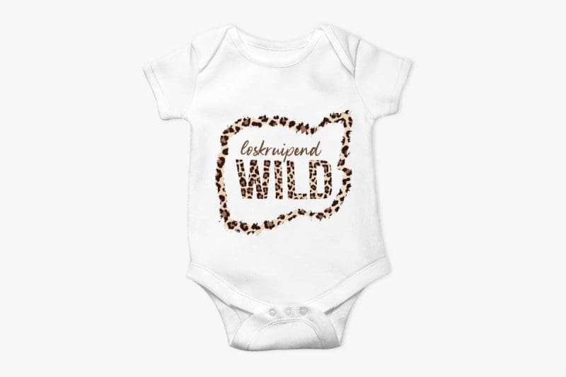 Rompertje Baby - Loskruipend wild panter