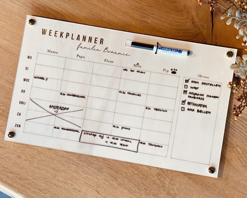 Planners - Weekplanner Familie