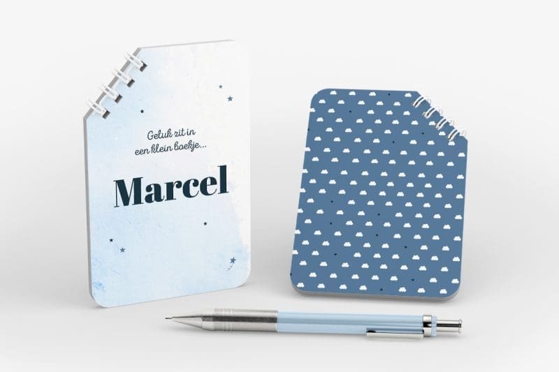 Notitieboekje - Marcel wolk