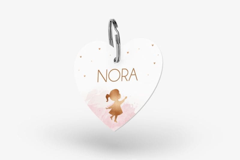 Sleutelhanger - Nora silhouette