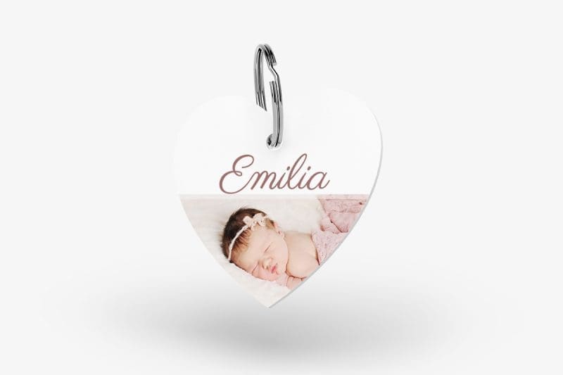 Sleutelhanger - Emilia hartjes