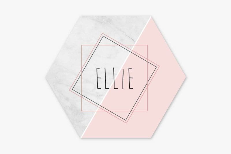 Naamstickers - Ellie Marmer